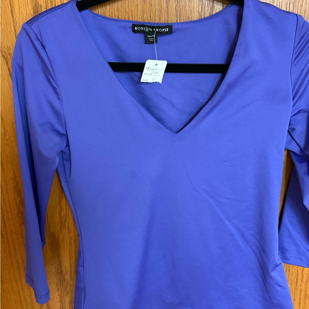 Boston Proper Purple New With Tag Women's Top